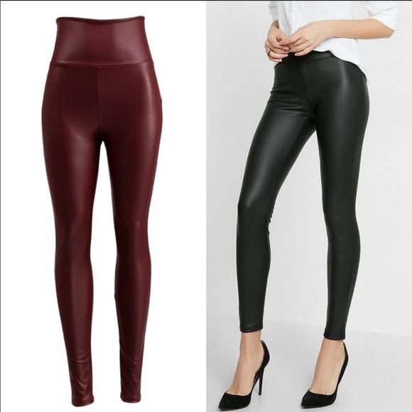 Last 1⚡️High Waisted Leather Legging - Picture 3 of 4